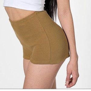 American Apparel Ribbed Shorts